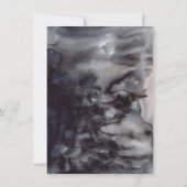 Beängstigendes Elegantes Pumpkin Scarecrow Hallowe Einladung (Rückseite)