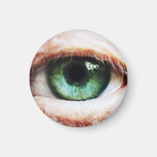Beängstigendes Eyeball und Halloween Green Eye /  Magnet