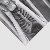 Beängstigendes Funny Skeletts Halloween-Tissue Pap Seidenpapier (Detail)