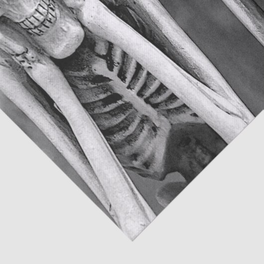 Beängstigendes Funny Skeletts Halloween-Tissue Pap Seidenpapier (Detail)