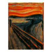 Beängstigendes Gemälde Funny Halloween Selfie Hint Poster (Vorderseite)