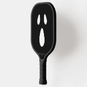 Beängstigendes Gesicht Boo Ghost Funny Stilvolles  Pickleball Schläger (Links)