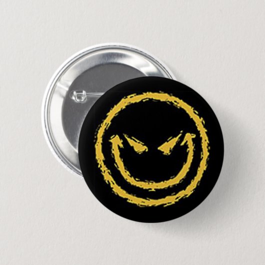 beängstigendes Gesicht Button (Vorne & Hinten)