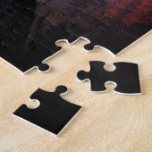 Beängstigendes Gesicht in einer Höhle Puzzle (Seite)