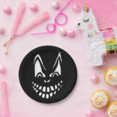 Beängstigendes Gesichts-Papierplatte Pappteller (Party)