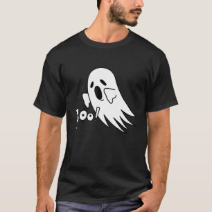 Beängstigendes Gespenst Boo Funny Halloween Geiste T-Shirt