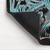 Beängstigendes Gitarren-Irres Mousepad (Ecke)