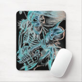 Beängstigendes Gitarren-Irres Mousepad (Mit Mouse)
