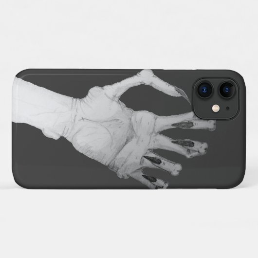 Beängstigendes grauenhaftes Monster mit knarrer Ha Case-Mate iPhone Hülle (Rückseite (Horizontal))