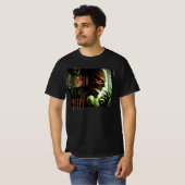 Beängstigendes, gruseliges Holzmonster, Dämon oder T-Shirt (Vorne ganz)