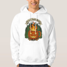 Beängstigendes gutes Brew Pumpkin Tasse Halloween Hoodie