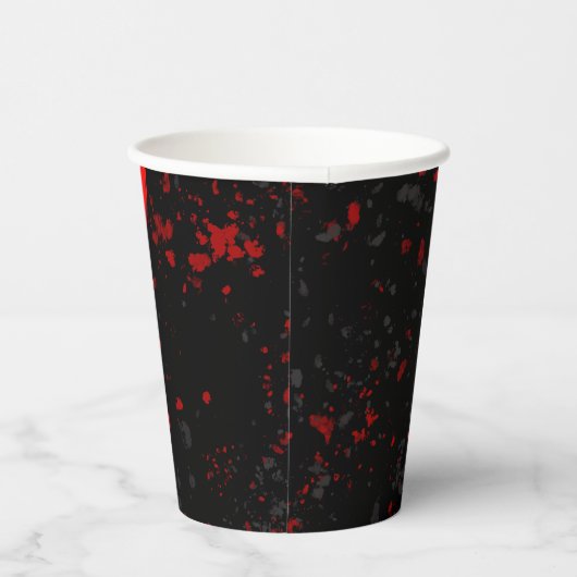 Beängstigendes Halloween Clowncostume-Party Pappbecher (Rechts)