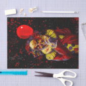 Beängstigendes Halloween Clowncostume-Party Seidenpapier (Handwerk)