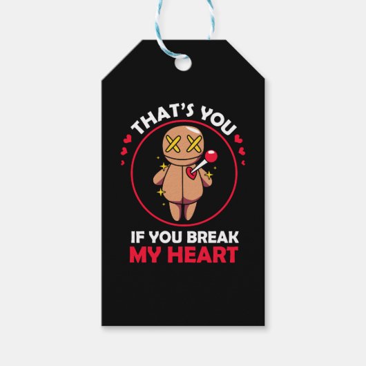 Beängstigendes Halloween-Frauenpuppe für Gothic-Vo Geschenkanhänger (Vorderseite)