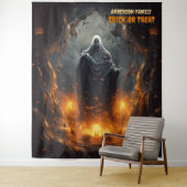 Beängstigendes Halloween-Geisterhang Wandteppich (Beispiel)