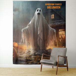 Beängstigendes Halloween-Geisterhang Wandteppich