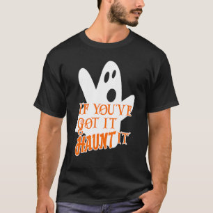 Beängstigendes Halloween-Gespenst, wenn du es Flau T-Shirt