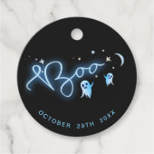 Beängstigendes Halloween Ghost Black Night Spuk Sc Geschenkanhänger (Vorderseite)