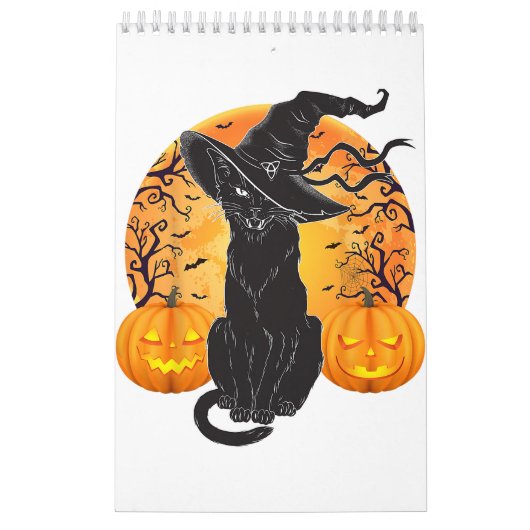 Beängstigendes Halloween-Halloween-Katzenkostüm, H Kalender (Titelbild)