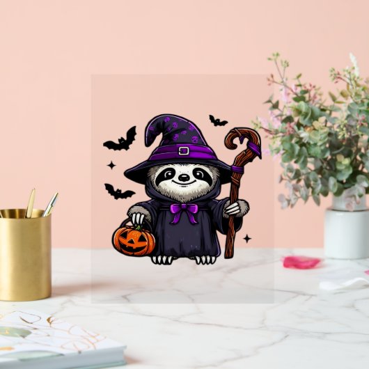 Beängstigendes Halloween-Hexenhut-Kostüm-Spooky-Me Acrylschild (Hochzeit)