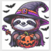 Beängstigendes Halloween-Hexenhut-Kostüm-Spooky-Me Aufkleber (Blatt)