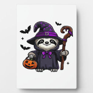 Beängstigendes Halloween-Hexenhut-Kostüm-Spooky-Me Fotoplatte