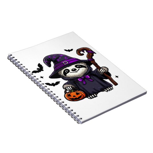 Beängstigendes Halloween-Hexenhut-Kostüm-Spooky-Me Notizblock (Rechte Seite)