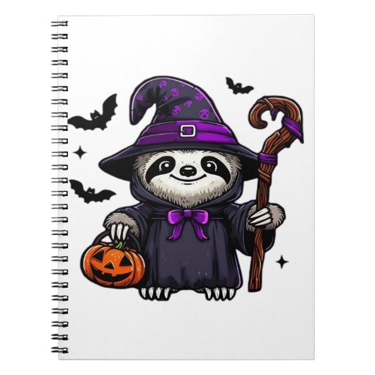 Beängstigendes Halloween-Hexenhut-Kostüm-Spooky-Me Notizblock (Vorderseite)