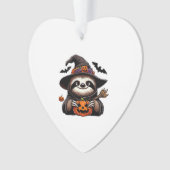 Beängstigendes Halloween-Hexenhut-Kostüm-Spooky-Me Ornament (Vorderseite)