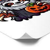 Beängstigendes Halloween-Hexenhut-Kostüm-Spooky-Me Poster (Ecke)