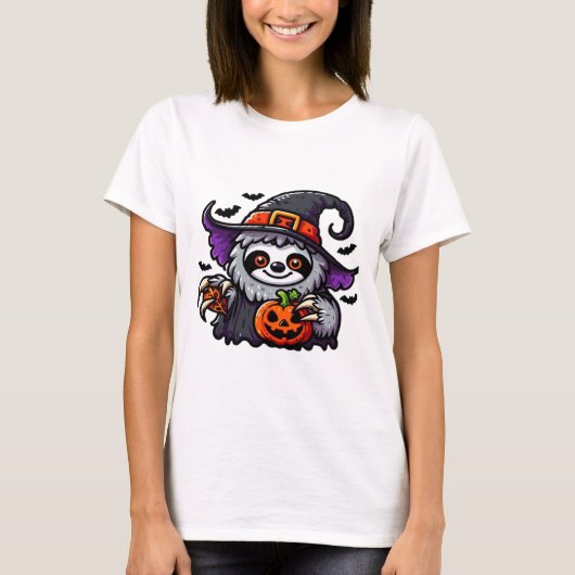 Beängstigendes Halloween-Hexenhut-Kostüm-Spooky-Me T-Shirt (Vorderseite)