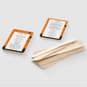 Beängstigendes Halloween-Hochzeitsprogramm Fächer (Non-assembled)