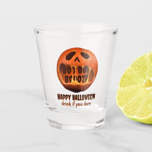 Beängstigendes Halloween-Jack Party Schnapsglas (Vorderseite)