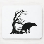 Beängstigendes Halloween Kackend Hund Mousepad (Vorne)