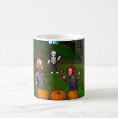 Beängstigendes Halloween. Kaffeetasse (Mittel)