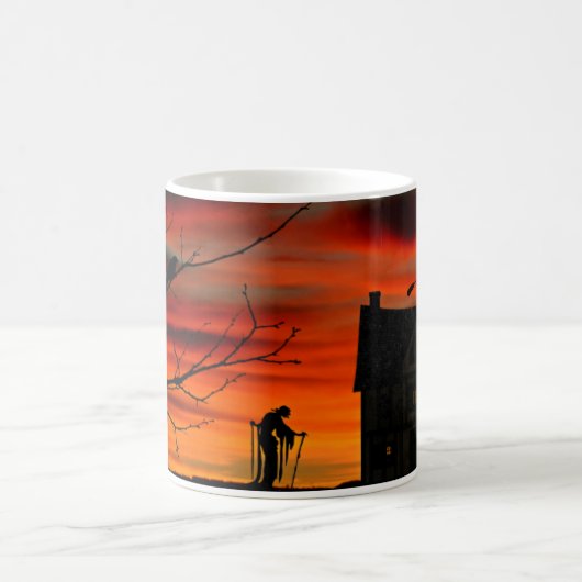 Beängstigendes Halloween. Kaffeetasse (Mittel)