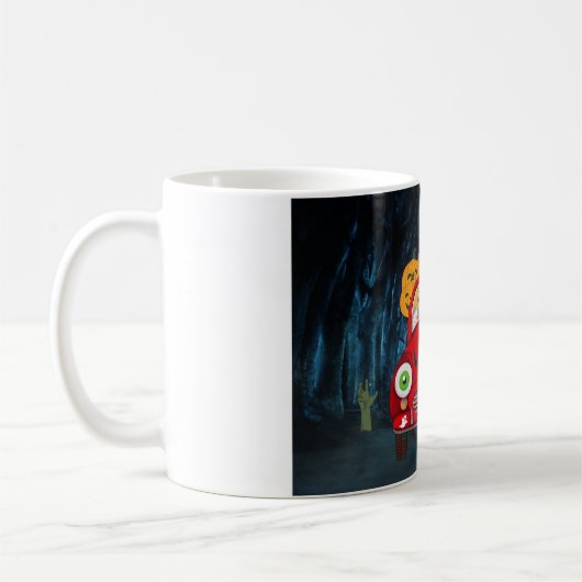 Beängstigendes Halloween Kaffeetasse (Links)
