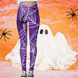 Beängstigendes Halloween-Kostüm-Black-Widow-Spinne Leggings