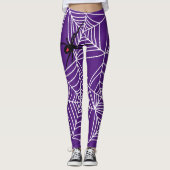 Beängstigendes Halloween-Kostüm-Black-Widow-Spinne Leggings (Vorderseite)