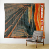 Beängstigendes Halloween Kunstmuseum Funny Selfie Wandteppich (Beispiel (Horizontal))