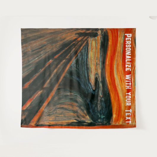 Beängstigendes Halloween Kunstmuseum Funny Selfie Wandteppich (Vorderseite (Horizontal))