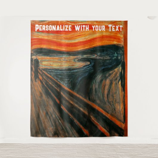 Beängstigendes Halloween Kunstmuseum Funny Selfie Wandteppich (Vorderseite)