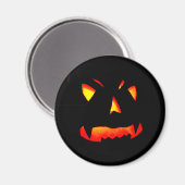 Beängstigendes Halloween-Kürbisgefecht Magnet (Vorderseite/Rückseite)