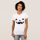 Beängstigendes Halloween-Kürbisgefecht mit scharfe T-Shirt (Vorne ganz)