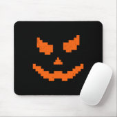 Beängstigendes Halloween Kürbislaterne Pumpkin Evi Mousepad (Mit Mouse)