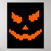 Beängstigendes Halloween Kürbislaterne Pumpkin Evi Poster (Vorne)