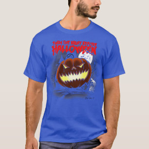 Beängstigendes Halloween-Kürbiszitat T-Shirt