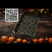 Beängstigendes Halloween-Kürtenmuster Geschenkpapier