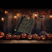 Beängstigendes Halloween-Kürtenmuster Geschenkpapier