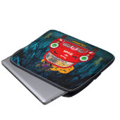 Beängstigendes Halloween Laptopschutzhülle (Vorne Knopf)
